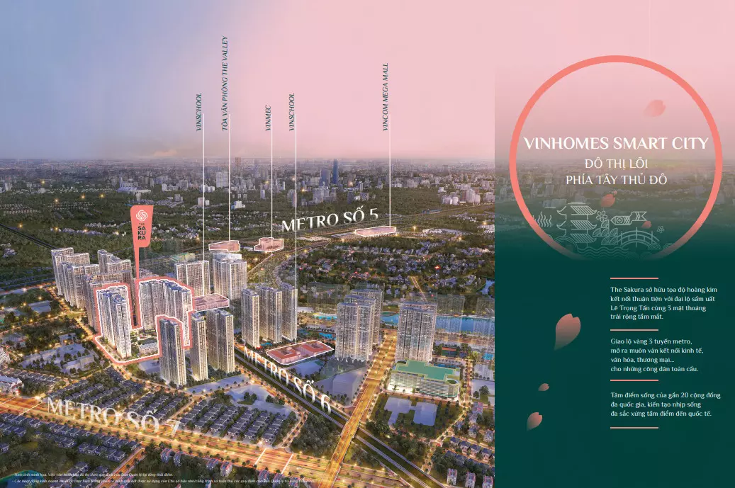 Bảng giá The Sakura Smart City – Thông tin chi tiết bảng giá, chính sách mới nhất